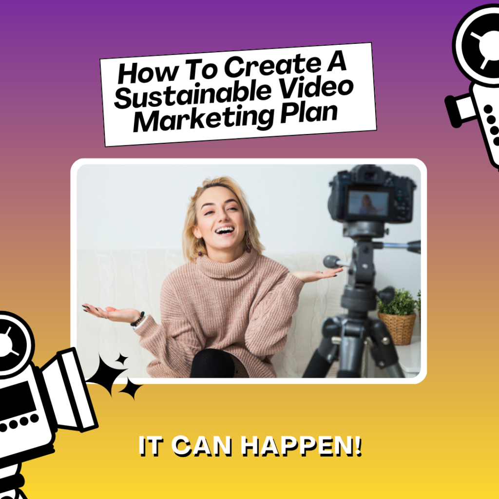 Sustainable video marketing strategy for business owners using batching, repurposing, and consistent content planning